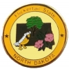 North Dakota Pin ND State Emblem Hat Lapel Pins